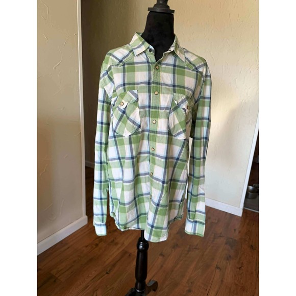Other - Aeropostale Men's LG Pearl Snap Plaid Western Style Shirt